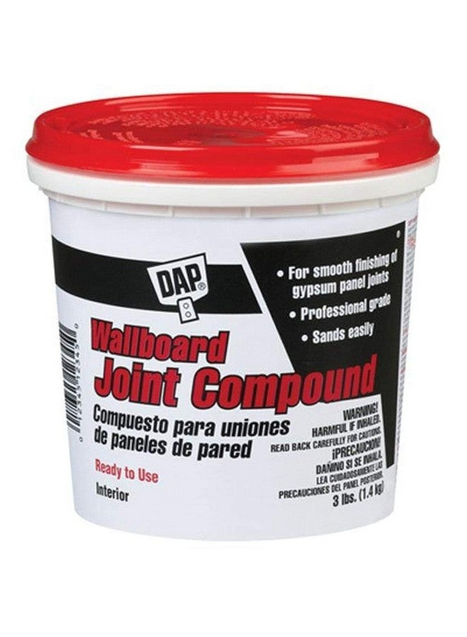Dap 10100 Wallboard Joint Compound, White , 3-Pound