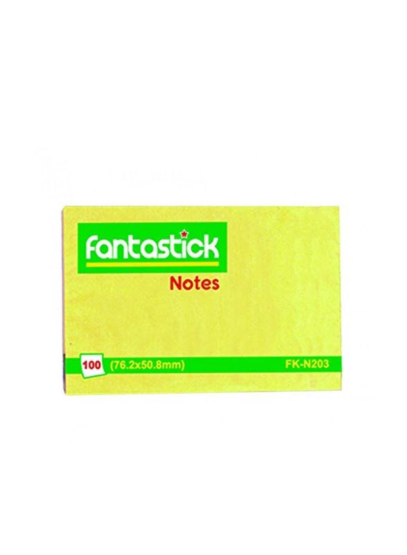 Fantastick 12-Piece Sticky Notes 2x3 Inch Size Yellow - Image 2