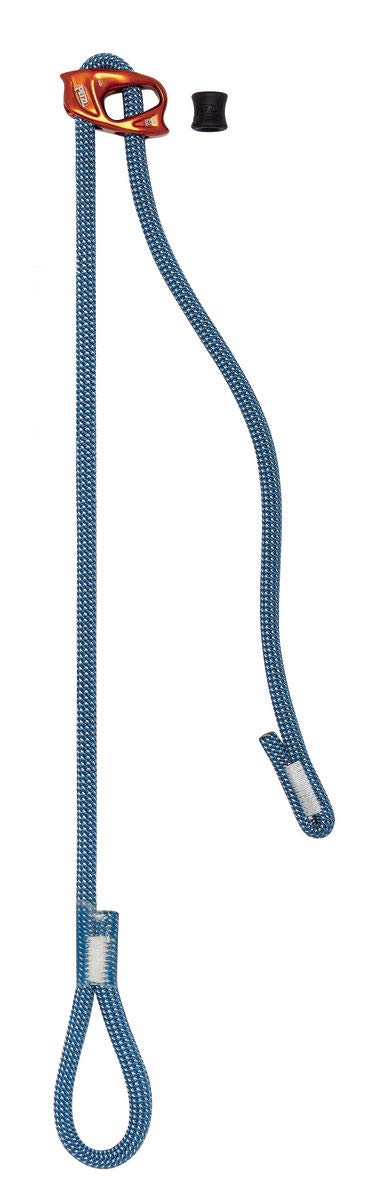 PETZL Unisex Connect Lanyard Single Adjustable for Climbing and Mountaineering, Blue, One Size UK - Image 1