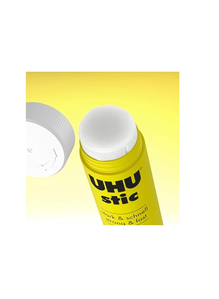 يو إتش يو UHU 3 قطع من عصا الصمغ الخالية من المذيبات أبيض 8.2 جم - Image 3