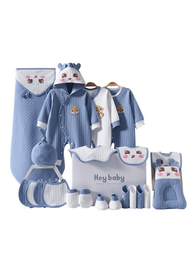 YOUWE7 مجموعة هدايا YOUWE7 لمستلزمات الأطفال حديثي الولادة للأولاد والبنات، مجموعة هدايا رأس السنة الجديدة للثعبان، مكونة من 22 قطعة، مستلزمات أساسية لحديثي الولادة - ملابس لحديثي الولادة من عمر 0 ​​إلى 3 أشهر - Image 1