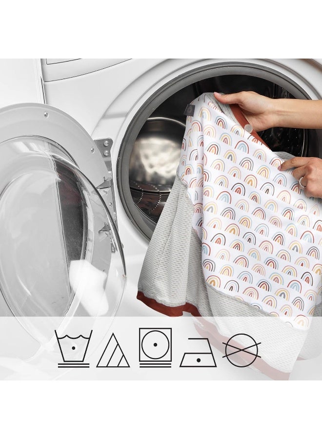 Boppy 4 and More Multi-use Cover | Spice Rainbow Arches - Image 4