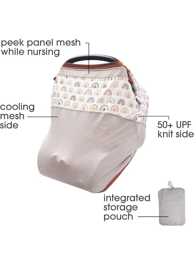 Boppy 4 and More Multi-use Cover | Spice Rainbow Arches - Image 2
