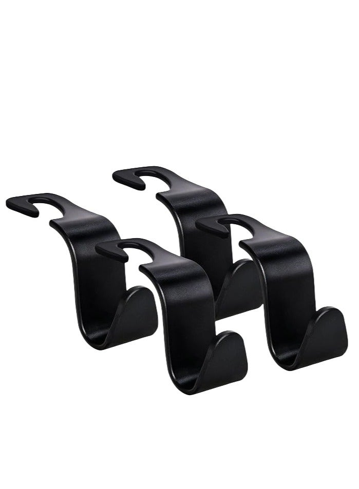 Generic Car Seat Headrest Hook 4 Pack Hanger Storage Organizer for Handbag Purse Coat fit  - Image 1