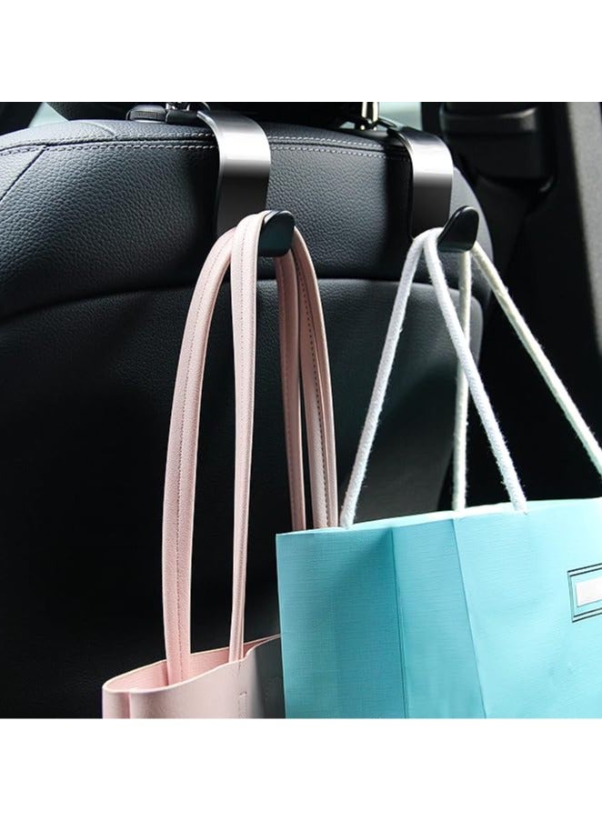 Generic Car Seat Headrest Hook 4 Pack Hanger Storage Organizer for Handbag Purse Coat fit  - Image 2
