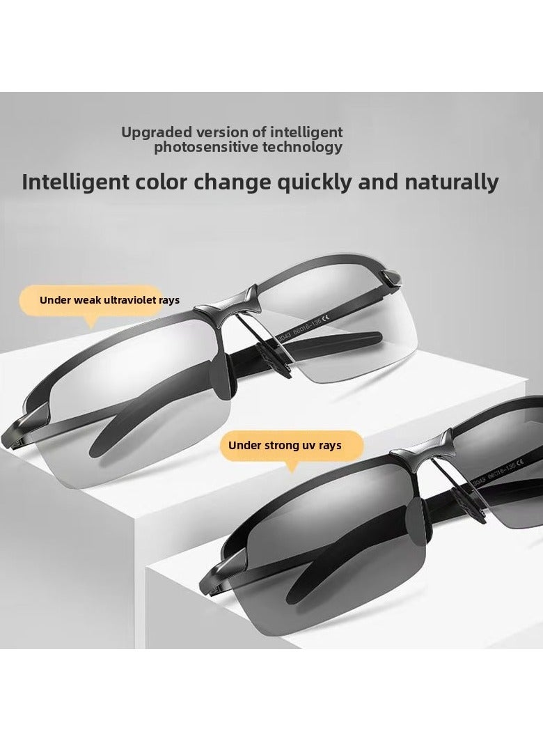 Ucanbe Multi‑Functional Men’s Sunglasses – UV400 Polarized Day & Night Vision for Driving, Cycling & Fishing - Image 2