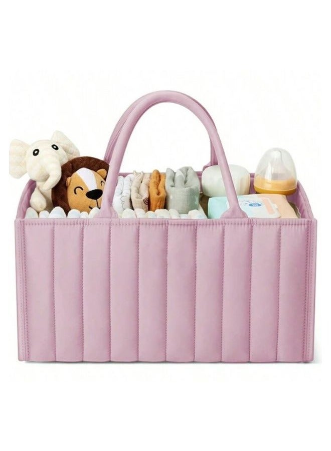turtees turtees Baby Caddy Organizer Bag | Portable Diaper Storage for Newborns & Toddlers | Multipurpose Nursery Bag with Compartments   Perfect for Moms - Image 1