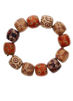 Excefore 950pcs 12mm Mixed Painted Drum Wood Spacer Beads Wooden Beads for DIY Jewelry Making Hair Accessories  - Image 2