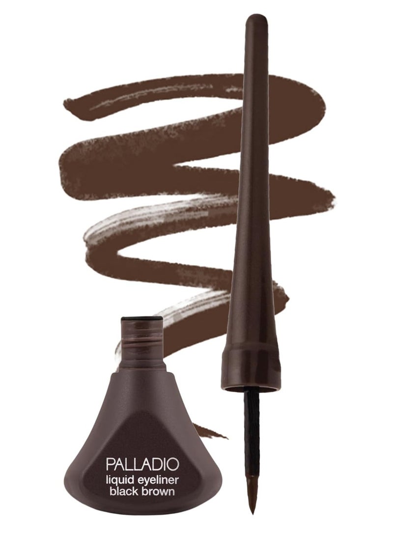 بالاديو آيلاينر سائل من بالاديو، مقاوم للتلطخ وطويل الثبات، ELLS261 – أسود بني - Image 1