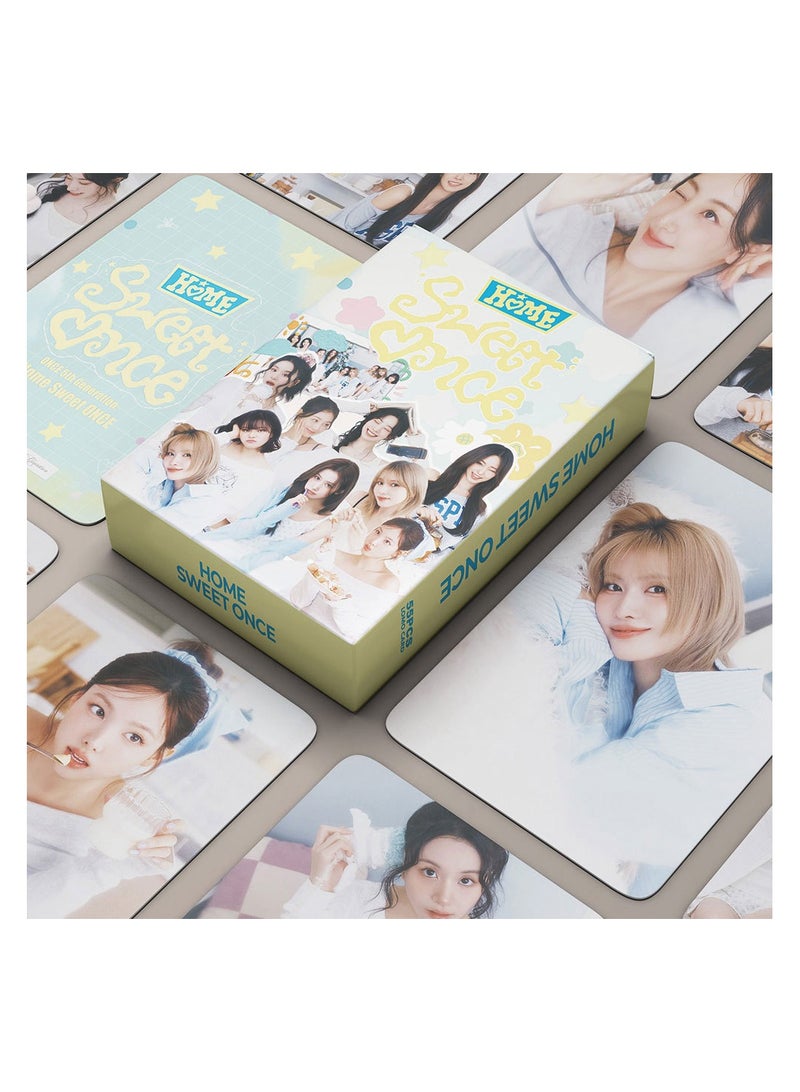 NIBEMINENT 55 Pcs Kpop TWICE HOME SWEET ONCE Lomo Cards Card For Fans Collection Gifts - Image 2