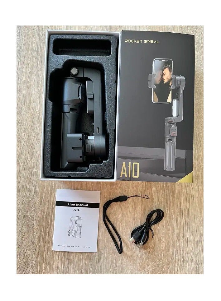 A10 Multifunctional Anti-shake Smartphone Gimbal Stabilizer Wireless Control Portable Handheld Phone Selfie Stick Tripod - Image 4