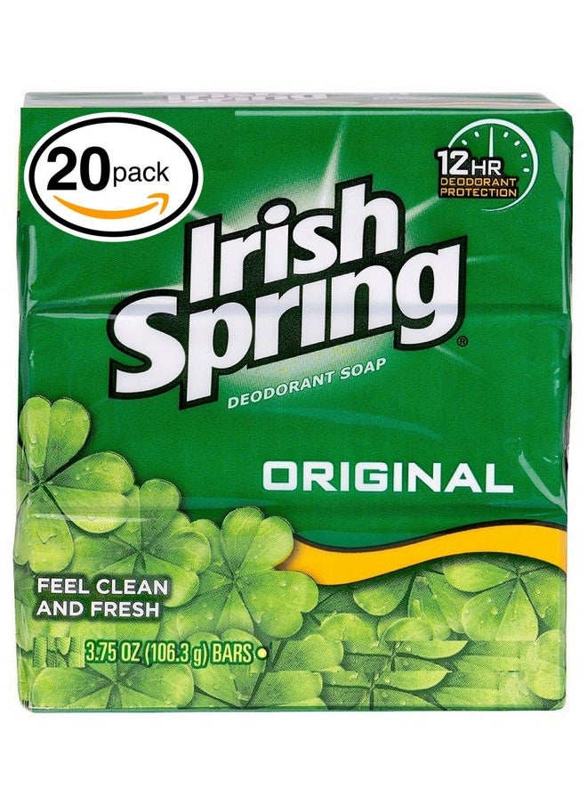 Irish Spring - Rish Spring Deodorant Soap (20 Count Original) - Image 1