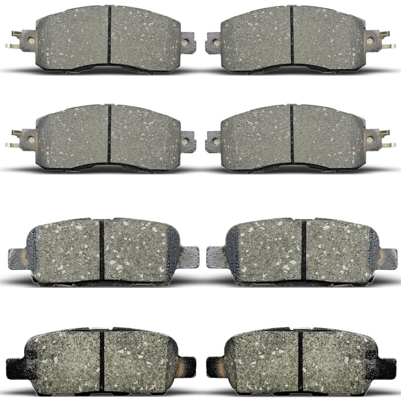 ALADICHE 8pcs Ceramic Brake Pads Set fit For Nissan Altima 20132023 D905 D1650