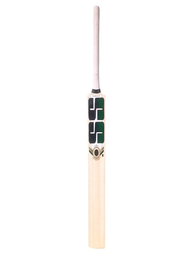 SS Sunridges TABAKH SS Soft Pro Premium Kashmir Willow Leather Ball Cricket Scoop Bat Adult Size - Short Handle (Cover Included) - Image 1