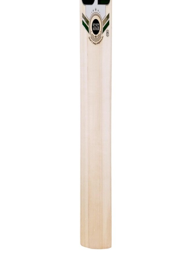 SS Sunridges TABAKH SS Soft Pro Premium Kashmir Willow Leather Ball Cricket Scoop Bat Adult Size - Short Handle (Cover Included) - Image 4