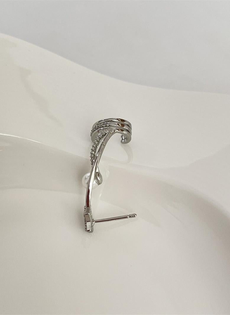 موضة سريعة نجوم حبة حجحر الراين مجوهرات فضي - Image 3