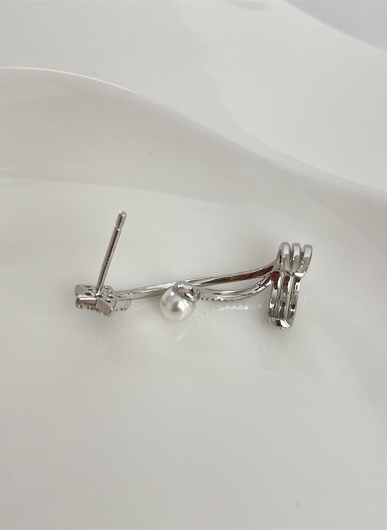 موضة سريعة نجوم حبة حجحر الراين مجوهرات فضي - Image 5