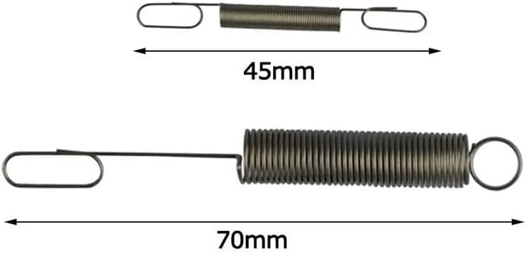 Silver Governor Springs 2Pcs Fit For 691859 692211 Engines Lawn Mower Replacement Parts - Image 3