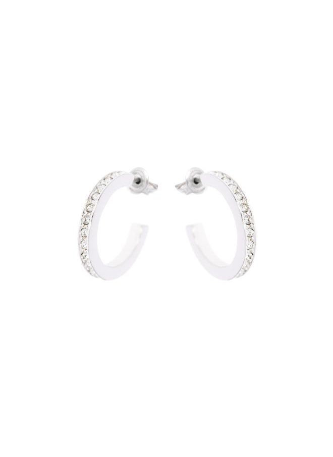 Karen Millen Small Crystal Hoop Earring  - Image 2