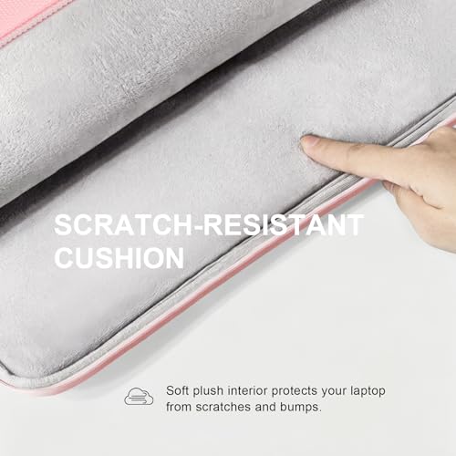 Lacdo Laptop Sleeve Case for 14 inch MacBook Pro M5 Pro/Max A3426 A3427 (2026), M5/M4/M3/M2/M1 A3434 A3112 A3401 A3185 A2918 A2992 2025-2021, 13.8 inch Microsoft Surface Laptop 7th Computer Bag, Pink - Image 3