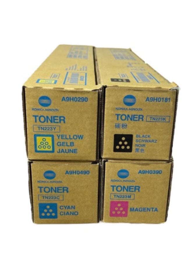 Konica-Minolta Genuine Konica Minolta TN-223 Toner Cartridge Multipack - Image 3