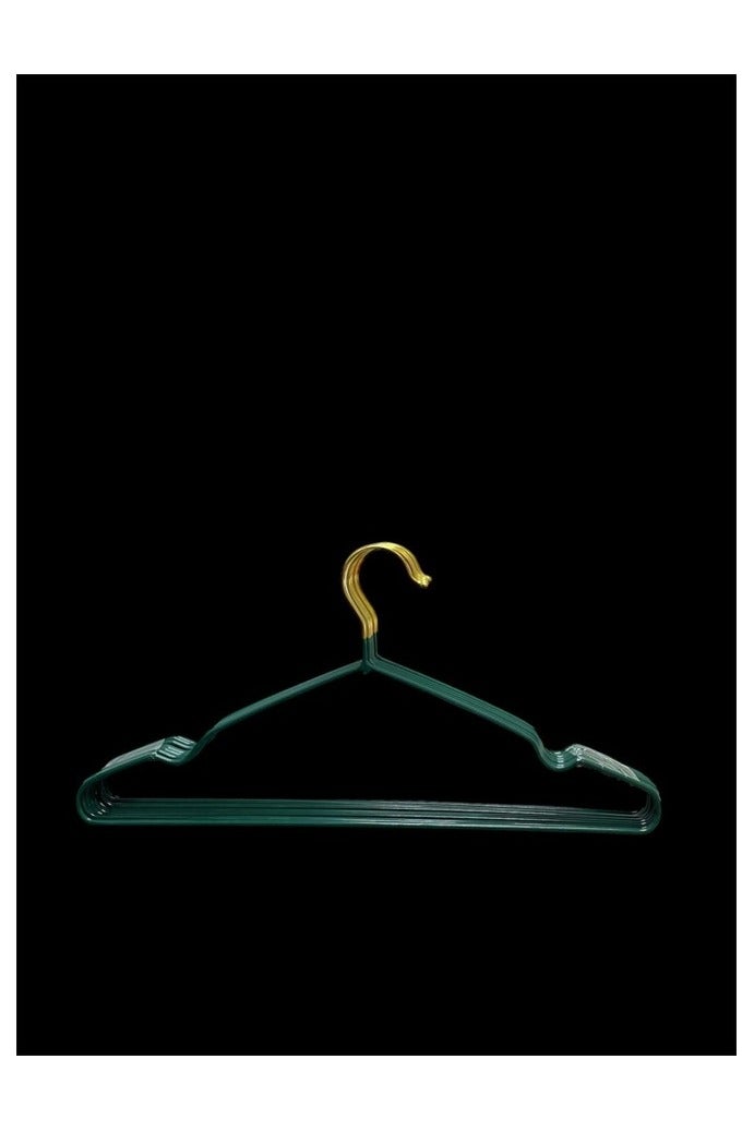 20-piece green hangers with gold head - Image 2