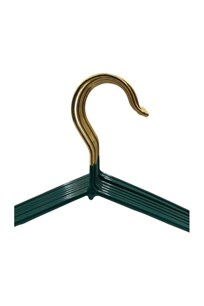 20-piece green hangers with gold head - Image 3
