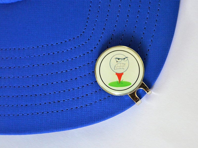 Magnetic Cap Clip and Ball Marker - Various Models (Angry Ball)