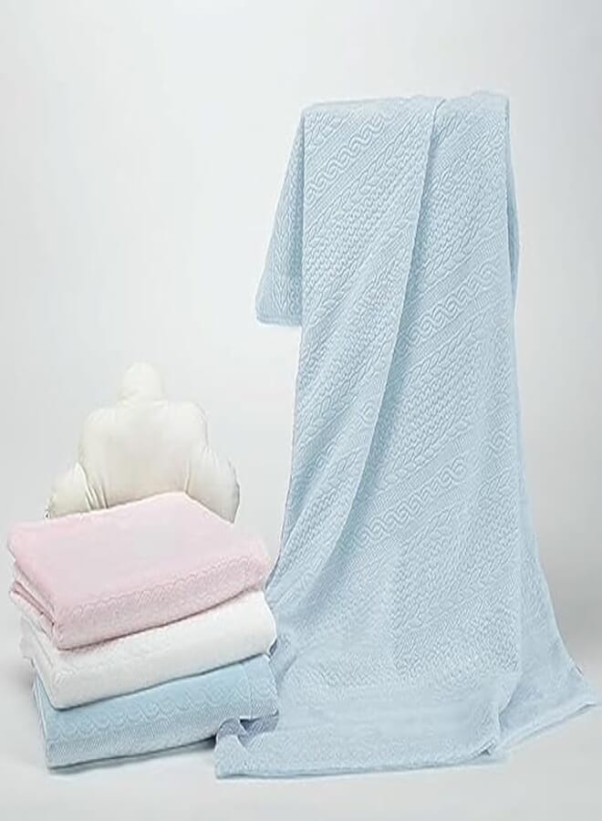 Mora Mora Baby Blanket Lua ( lua) K19 Colour:Blue (BLUE) - Size:80 * 110 - Weight :0.800KG,Country of Origin Spain.