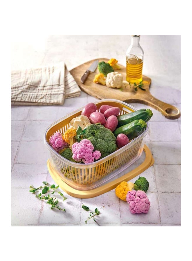 Snips Aroma Keeper Food Storage Container with Lid Mustard 4 L 079327 - Image 3