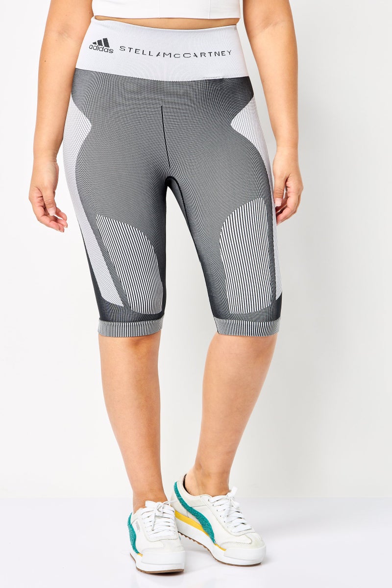 Adidas Adidas by Stella McCartney Women Sportswear Fit Training Cycling Shorts, Grey - Image 1