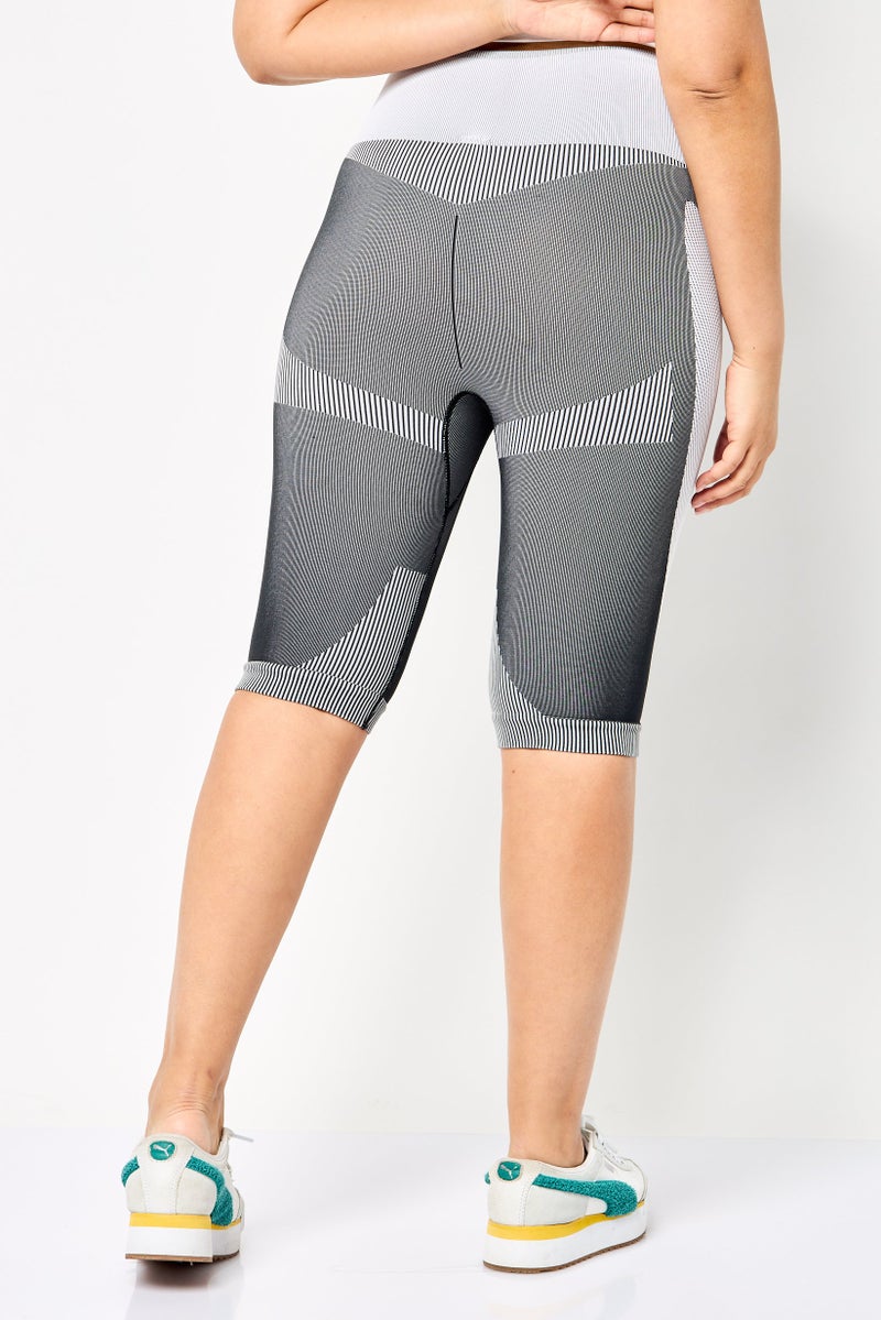 Adidas Adidas by Stella McCartney Women Sportswear Fit Training Cycling Shorts, Grey - Image 4