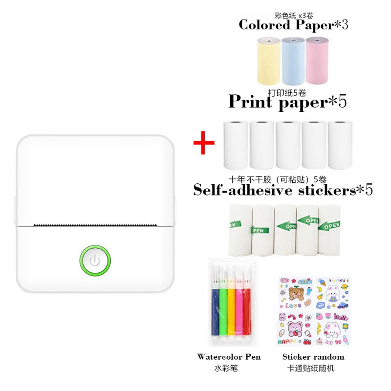 Mini Bluetooth Thermal Printer for Photos and Notes - Portable Wireless Printer Compatible with iOS &  Android - Image 4