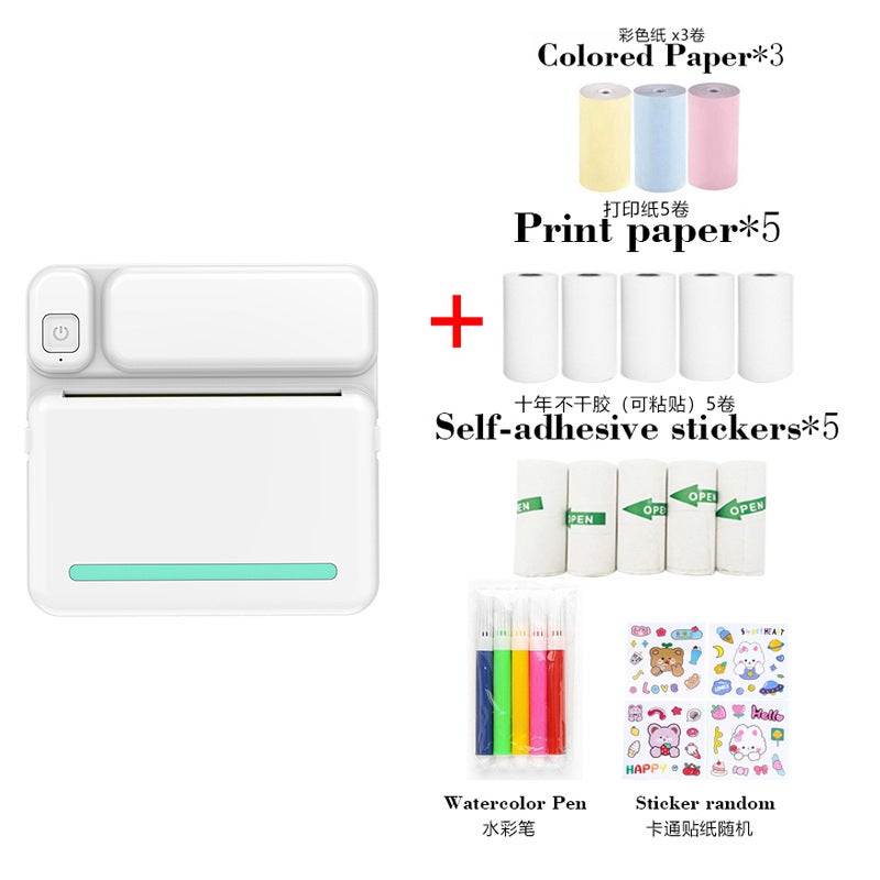 Mini Bluetooth Thermal Printer for Photos and Notes - Portable Wireless Printer Compatible with iOS &  Android - Image 3