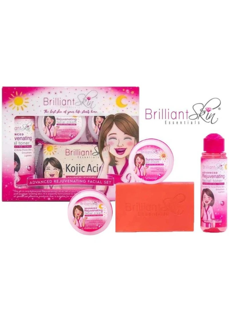 Brilliant Skin Brilliant Skin Rejuvenating Facial Set Clear 