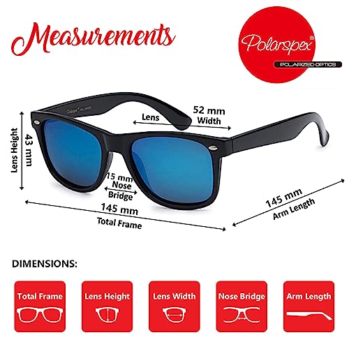 PolarSpex Polarized Sunglasses for Men and Women – UV Protection, Durable & Lightweight Retro Sunglasses for Driving, Fishing - Image 4