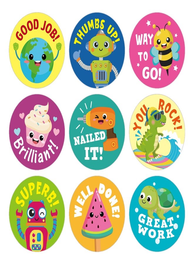 Gooji Small Reward Stickers for Kids, 1008 Pc. Sticker Pack for Teachers, Classroom, Small Motivational Class Supplies for Students, Boy Girl Toddler Good Job Incentive Behavior Preschool Kindergarten - Image 1