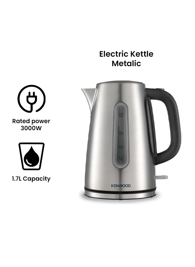 KENWOOD Stainless Steel Cordless Kettle With Auto Shut-Off & Removable Mesh Filter 1.7 L 3000 W ZJM11.000SS Metalic - Image 1