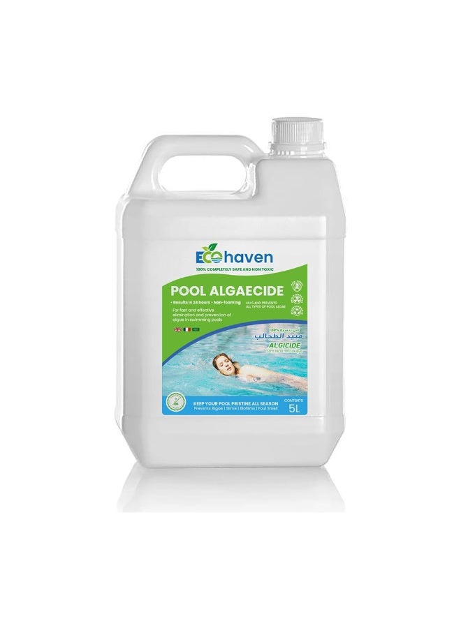 Ecohaven Algaecide 5ltr - 100% Natural - Non toxic - Biodegradable & Safe - Image 1
