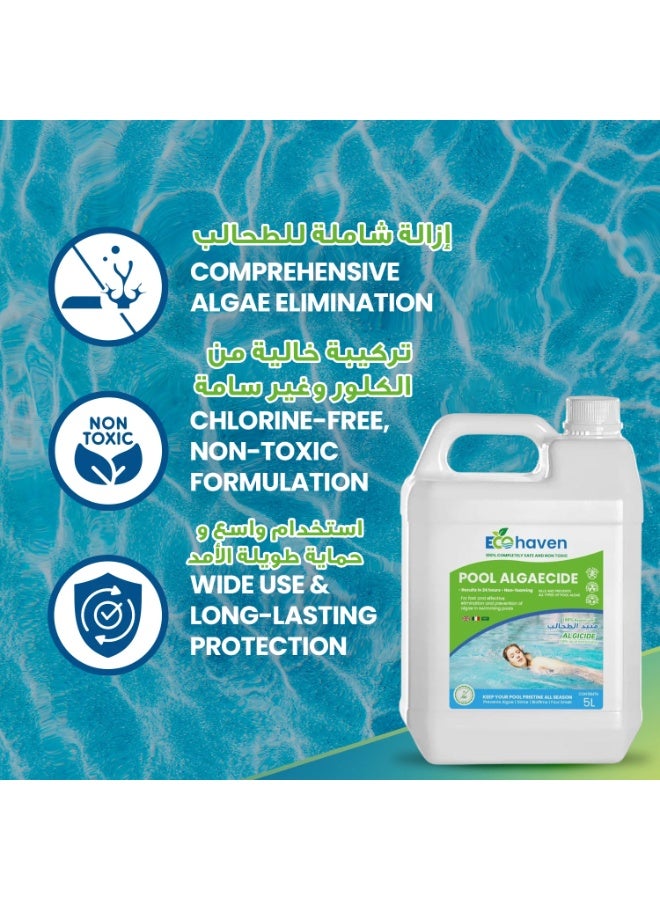 Ecohaven Algaecide 5ltr - 100% Natural - Non toxic - Biodegradable & Safe - Image 4