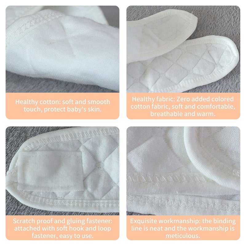 Topwon 10 Pcs Baby Belly Band Newborn Belly Binder Infant Umbilical Cord Band Belly Button Warp Registry Must Haves Gift Cotton - Image 4