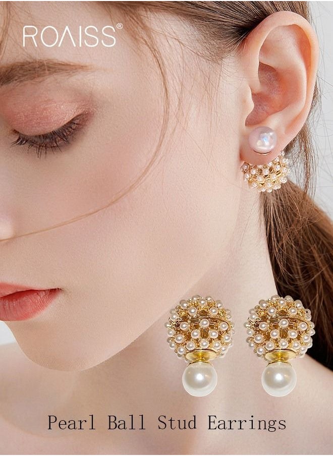 Silver needle two wearing pearl hydrangea flower earrings fashion elegant temperament earrings Chinese style new earrings female - pzsku/ZB946D61F5D0E951136F1Z/45/_/1686812686/f54a10e1-b443-4a0e-b545-6f9c26881942