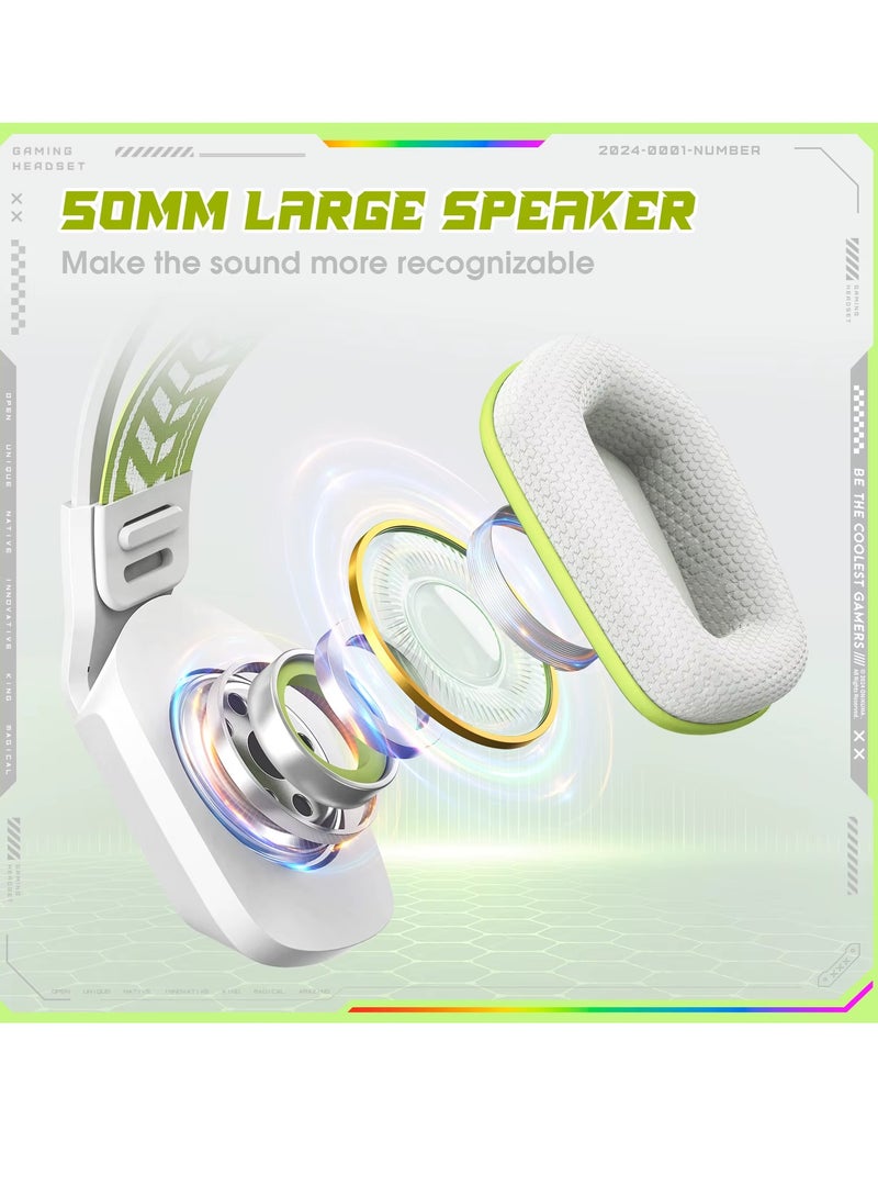 أونيكوما سماعة الألعاب السلكية ONIKUMA X13 RGB مع ميكروفون وإضاءة - Image 3