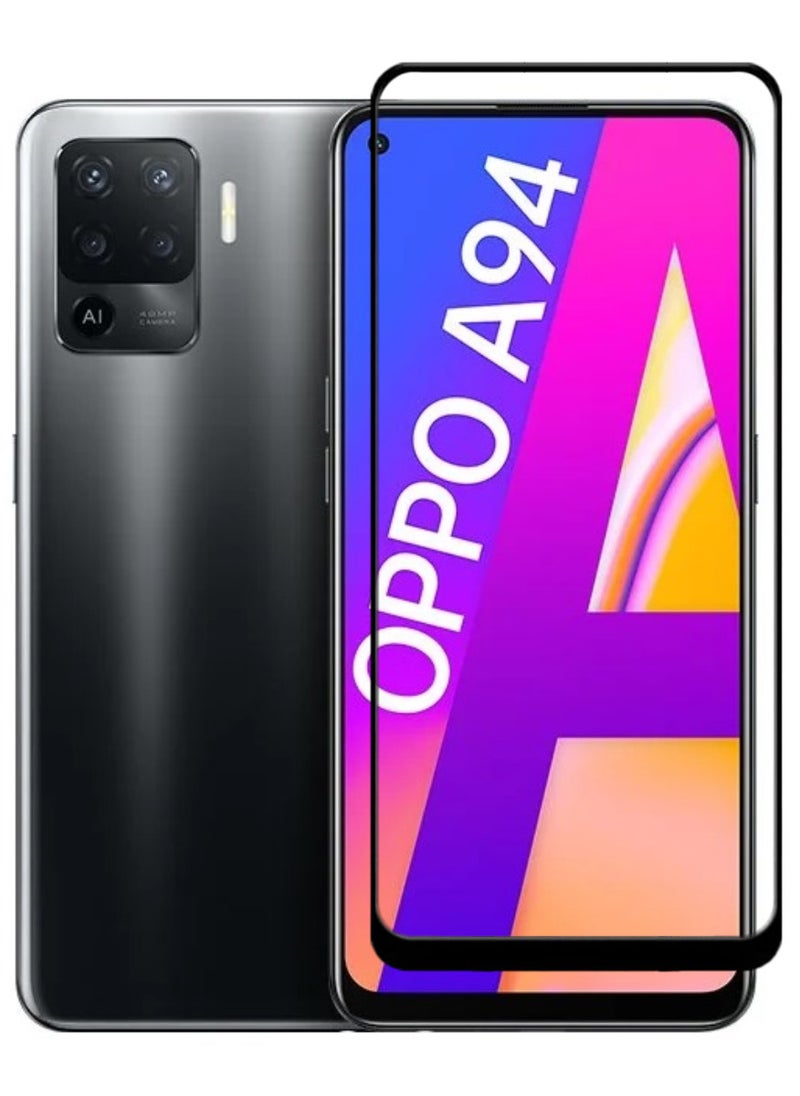 ACLIX Antistatic ESD Dustproof Premium Quality High Definition Tempered Glass Screen Protector Designed For Oppo A94 - Image 1