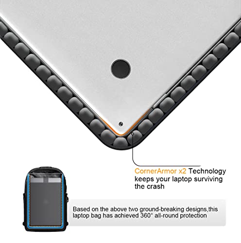 Tzowla Travel Laptop Backpack Water Resistant Anti-Theft Bag with USB Charging Port and Lock 15.6 Inch Computer Business Backpacks for Women Men Gift,Bookbag Casual Daypack - Image 2