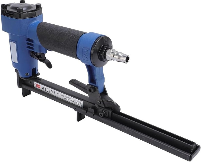 Pneumatic Brad Nailer 20 Air Staple Gun with Rubber Grip Compact for Woodworking Furniture - Image 4