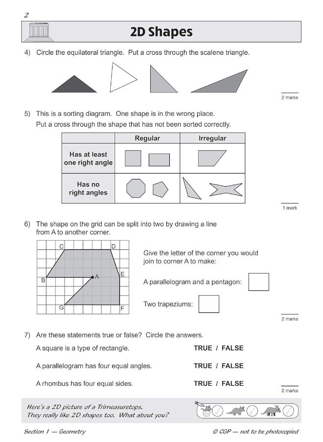 KS2 Maths SAT Buster: Geometry, Measures & Statistics - Book 1 (for the 2022 tests)  - Image 5