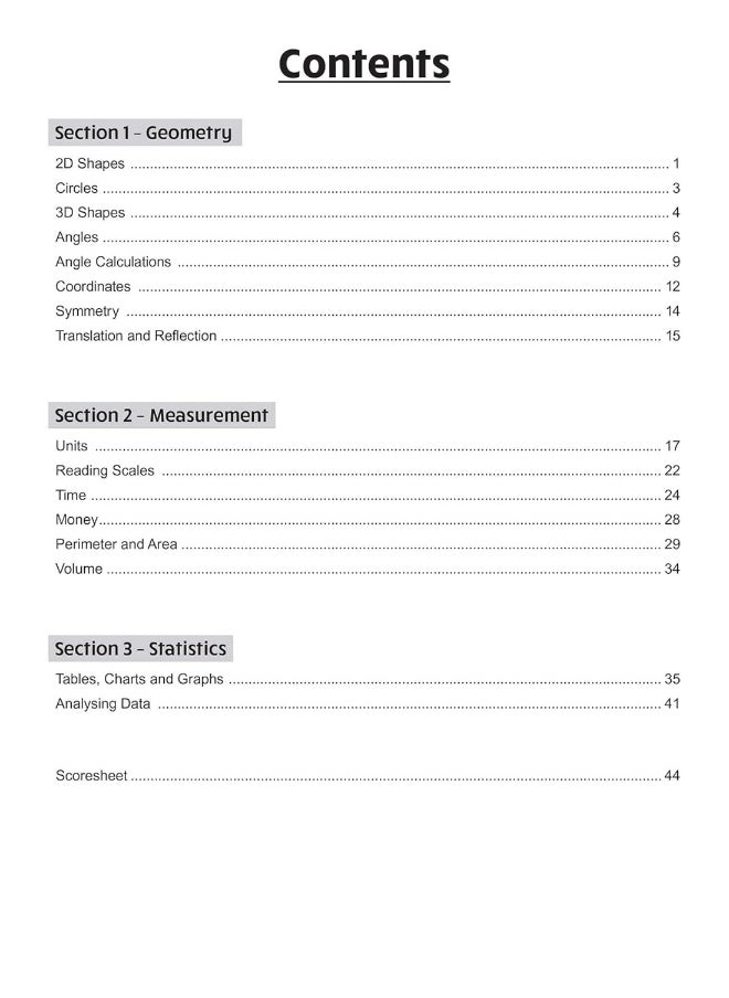 KS2 Maths SAT Buster: Geometry, Measures & Statistics - Book 1 (for the 2022 tests)  - Image 3