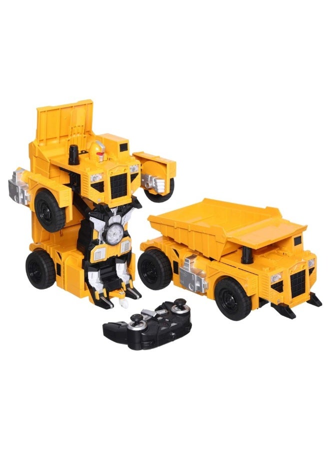 MZ Transforming Yellow Robot Truck With Remote Control - 7590 - Image 1
