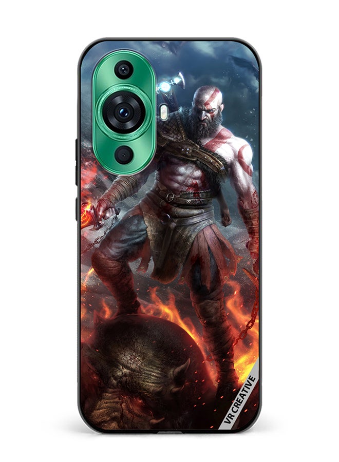 VR CREATIVE Protective Case Cover For Huawei nova 11 Kratos God Of War Game Design Multicolour - Image 1